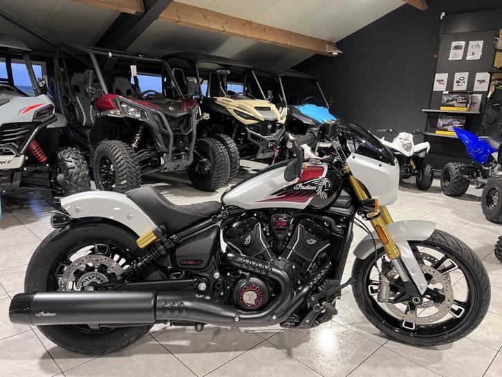 Indian 101 Scout Classic Ltd + Tech White Metallic w/ graphi, Motoren, Motoren | Overige merken, Bedrijf, Chopper, meer dan 35 kW