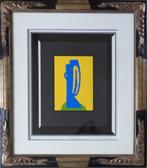 MICHEL HUSS / L' AFRICAINE / KLEURZEEFDRUK / 85x75cm / KADER, Antiek en Kunst, Ophalen