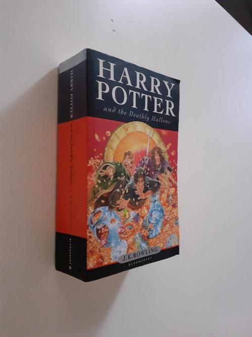 Harry Potter boeken ( Engelstalig-Duits) + T shirt Slytherin, Collections, Harry Potter, Enlèvement ou Envoi
