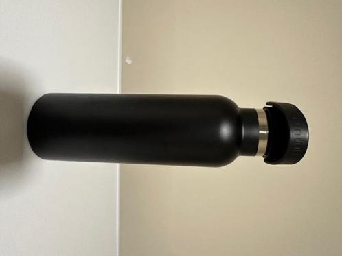 Runbott Drinkfles Thermosfles Zwart 600 ml, Sport en Fitness, Drinkbussen, Nieuw, Ophalen of Verzenden