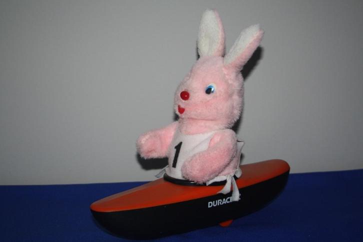 Duracell ( Bunny in Kano ) Peddel ontbreekt , werkt, Verzamelen, Merken en Reclamevoorwerpen, Gebruikt, Overige typen, Ophalen of Verzenden