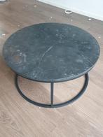 Salontafel, Huis en Inrichting, Ophalen, 50 tot 100 cm, Zwart, Rond