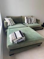 Zetel met poef, Huis en Inrichting, Gebruikt, 100 tot 125 cm, Hoekbank, Tweepersoons