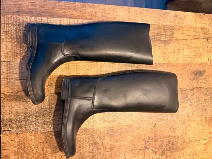 Zo goed als Nieuwe Zwarte Rubberen Rijlaarzen - Maat 37, Dieren en Toebehoren, Paardrijkleding, Zo goed als nieuw, Ophalen