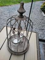 Metalen vogelkooi/waxinelichtjes, Huis en Inrichting, Ophalen of Verzenden, Zo goed als nieuw