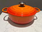 NIEUWE Le Creuset lage braadpan 24 cm Vulcanic, Huis en Inrichting, Gietijzer, Nieuw, Ophalen of Verzenden, Keramische plaat