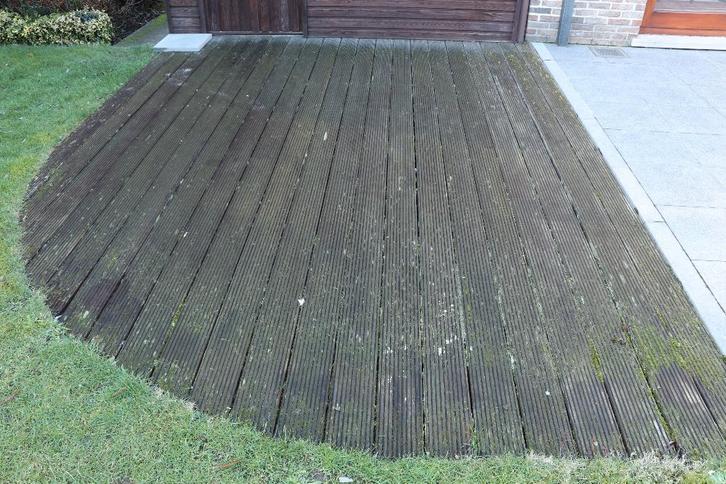 terrasplanken bankirai, Tuin en Terras, Terrasdelen en Vlonders, Gebruikt, Hout, Ophalen