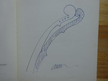 Arman - 1993 - originele tekening, met opdracht ** signed beschikbaar voor biedingen