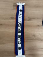 Retro sjaal Club Brugge wit - 125x20cm, Verzamelen, Ophalen, Gebruikt, Vaantje of Sjaal