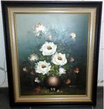 Schilderij "vaas met bloemen", Antiek en Kunst, Ophalen