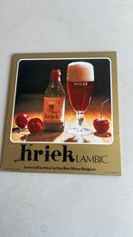 Blikken bordje van Roy Wieze kriek lambic, Verzamelen, Merken en Reclamevoorwerpen, Ophalen