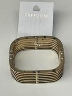 Feestelijke design armband metalen plaatjes NIEUW, Ophalen, Nieuw