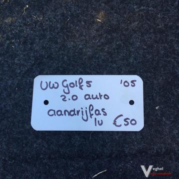 Vw Golf 5 2.0 autom. 2005  Aandrijfas Linksvoor beschikbaar voor biedingen