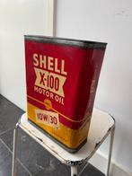 SHELL X-100 olie blik 5 liter, Verzamelen, Ophalen of Verzenden, Gebruikt, Verpakking