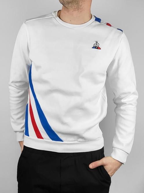 Le Coq Sportif sweatshirt met ronde hals - Wit - Maat M, Kleding | Heren, Truien en Vesten, Zo goed als nieuw, Maat 48/50 (M)