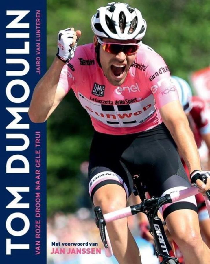 Te Koop Boek TOM DUMOULIN Jaiko van Lunteren, Boeken, Sportboeken, Zo goed als nieuw, Lopen en Fietsen, Ophalen of Verzenden