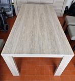 Eettafel, Huis en Inrichting, Ophalen, Lichtgrijze eik, 50 tot 100 cm, Zo goed als nieuw