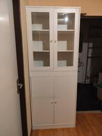 Witte kast uit 1 deel 2m h x 38 cm diep + 80 cm breed, Huis en Inrichting, Kasten | Vitrinekasten, Ophalen, Gebruikt