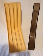 2 x vintage platenrek (hard plastiek), Audio, Tv en Foto, Platenspelers, Ophalen of Verzenden, Gebruikt, Overige merken