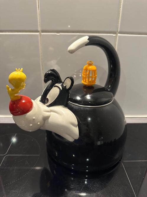 Looney Tunes Tweety & Sylvester Theepot '94 - Perfecte staat, Verzamelen, Stripfiguren, Zo goed als nieuw, Gebruiksvoorwerp, Looney Tunes