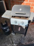 Te koop: Gasbarbecue met thermometer + halve gasfles, Ophalen, Gebruikt