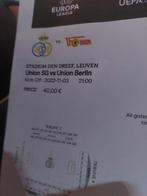 E ticket union saint gilloise Berlin 2022, Collections, Articles de Sport & Football, Envoi