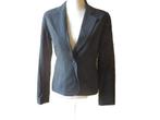 (96)- veste femme t.38 noir rayé - influx -, Kleding | Dames, Jassen | Zomer, Maat 38/40 (M), Ophalen of Verzenden, Zo goed als nieuw