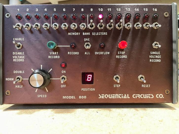 Sequential Circuits Model 800 Sequencer, Muziek en Instrumenten, Synthesizers, Gebruikt, Ophalen of Verzenden
