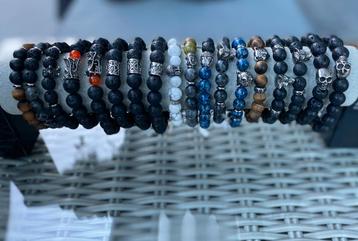 Armbanden uit natuursteen, voor heren (NIEUW) beschikbaar voor biedingen