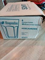 6 grote nieuwe Hoegaarden glazen van 50 cl, Nieuw, Glas, Overige stijlen, Glas of Glazen