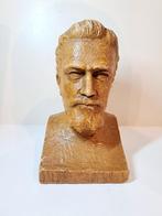 Buste sculpté et signé d'Ernest Claes, Antiquités & Art, Art | Sculptures & Bois, Enlèvement ou Envoi