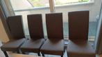 Vier donkergrijze stoelen, Ophalen, Gebruikt, Vier, Stof