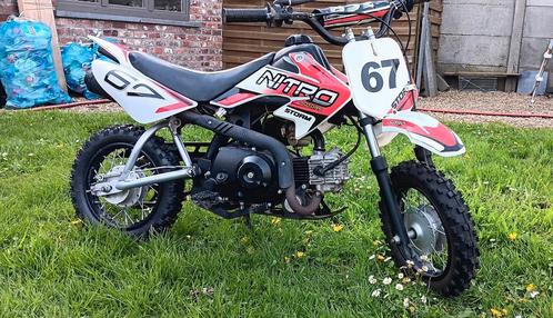 kinder crossmotor bse nitro 72cc viertakt, Fietsen en Brommers, Minibikes, Midibikes en Pitbikes, Gebruikt, Dirtbike, Ophalen