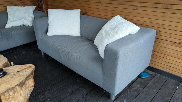 IKEA KLIPPAN 2- zitsbank., Tuin en Terras, Tuinsets en Loungesets, Zo goed als nieuw, Bank, Ophalen