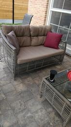 Loungeset, Tuin en Terras, Tuinsets en Loungesets, Ophalen, 4 zitplaatsen, Gebruikt, Bijzettafel