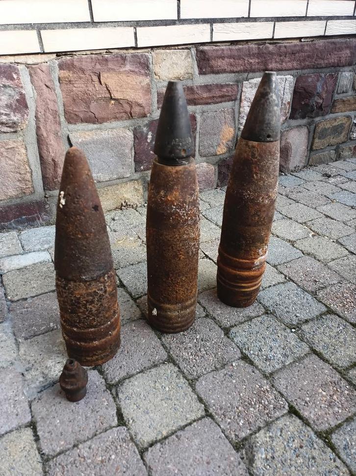 Projectielen Tiger I/II Duits WO2, Verzamelen, Militaria | Tweede Wereldoorlog, Landmacht, Hulzen of Bodemvondsten, Ophalen