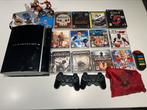 PS 3 PlayStation 3 Phat CECHL-04, Games en Spelcomputers, Ophalen, Phat, Met 2 controllers, 80 GB