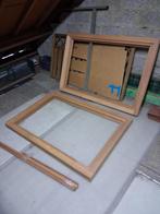 2 nieuwe meranti houten raam frames . Zonder glas, Doe-het-zelf en Bouw, Raamkozijn, Nieuw, 75 tot 150 cm, Hout