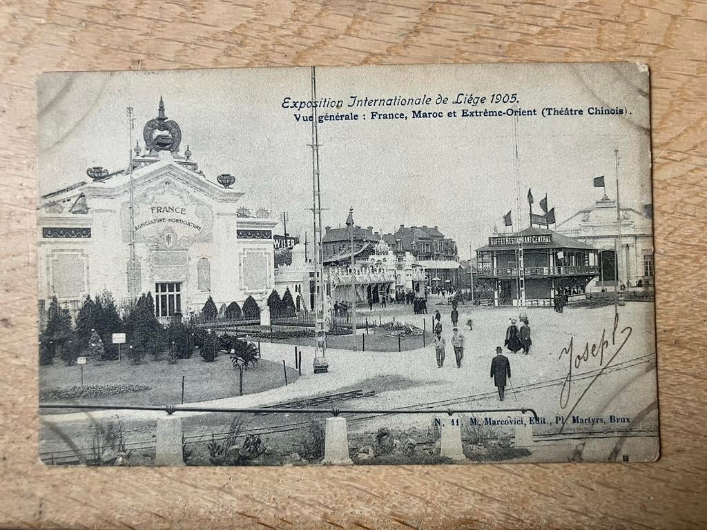 CPA - Liege - Exposition universelle de 1905 - Vue générale, Enlèvement ou Envoi, Avant 1920, Affranchie, Liège