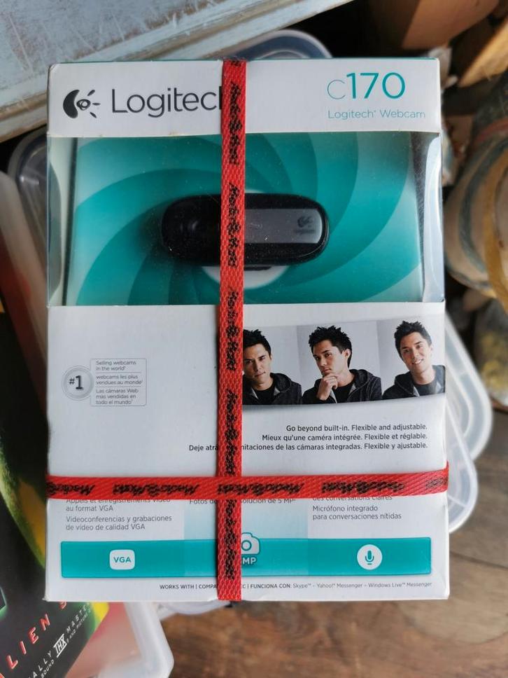 Webcam Logitech c170, Computers en Software, Webcams, Windows, Microfoon, Ophalen of Verzenden