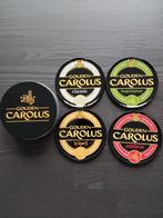 Sous-verres Golden Carolus 4 fois dans une boîte, Collections, Enlèvement ou Envoi, Comme neuf, Autres types, Autres marques