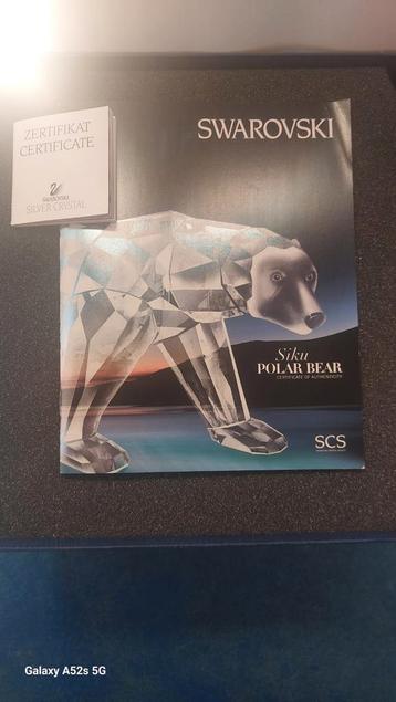 Swarovski ijsbeer.  beschikbaar voor biedingen