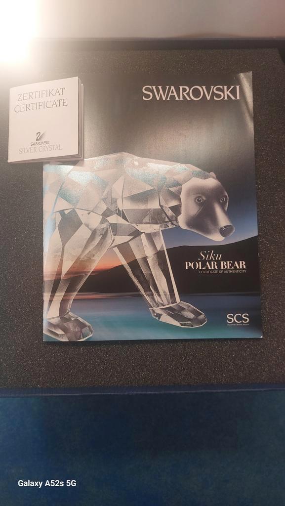 Ours polaire Swarovski., Collections, Swarovski, Comme neuf, Figurine, Enlèvement ou Envoi