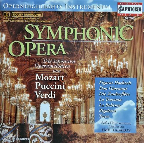 Symphonic Opera - Sofia Philharmonic Orchestra - Capriccio, CD & DVD, CD | Classique, Comme neuf, Orchestre ou Ballet, Enlèvement ou Envoi