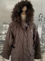 mooie bruine winter jas met kap Icepeak - als nieuw 40-42, Icepeak, Bruin, Verzenden, Maat 42/44 (L)