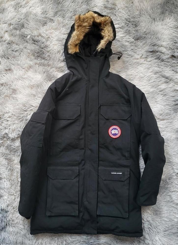 Canada Goose Expedition Parka — Model 4565L — Dames, Kleding | Heren, Jassen | Winter, Gedragen, Maat 48/50 (M), Zwart, Ophalen of Verzenden