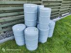 Stalen vaten 60L met schroefdop:, Tuin en Terras, Minder dan 75 liter, Ophalen, Zo goed als nieuw, Metaal