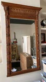 Prachtige antieke houten spiegel, Antiquités & Art, Antiquités | Miroirs, Enlèvement