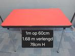 Vintage formica verlengbare tafel
Rood, Ophalen