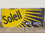 Geëmailleerd reclameplaatje „SUN LAVE ALONE” - circa 1935, Gebruikt, Valentinseron@live.fr, Ophalen of Verzenden, Lave seul